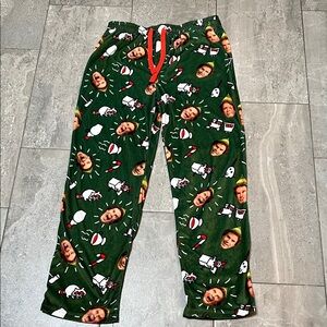 ELF Green Holiday Pajama Bottoms Pants